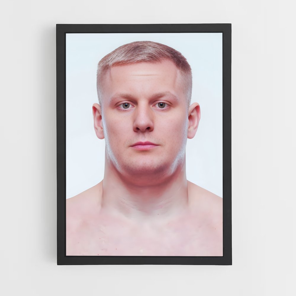 Poster Sergei pavlovich rasée – affiche MMA (vue 2)